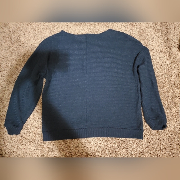 Navy blue long sleeve top - Picture 4 of 6